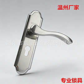 温州厂家 不锈钢室内执手门锁 静音卧室门锁 工程批发跨境专供
