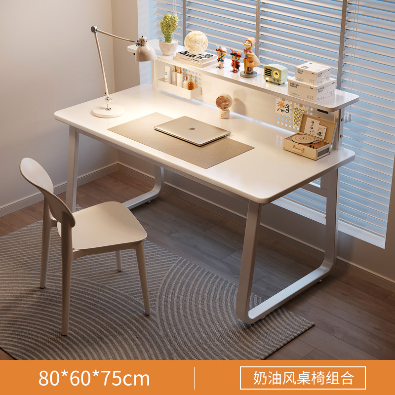 Escritorio dormitorio estudiante estudio escritura mesa de aprendizaje crema estilo hogar simple escritorio de la computadora mesa de oficina