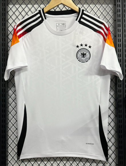Una pieza de camiseta 2425 equipo nacional México Italia Brasil España Portugal uniforme de fútbol bordado
