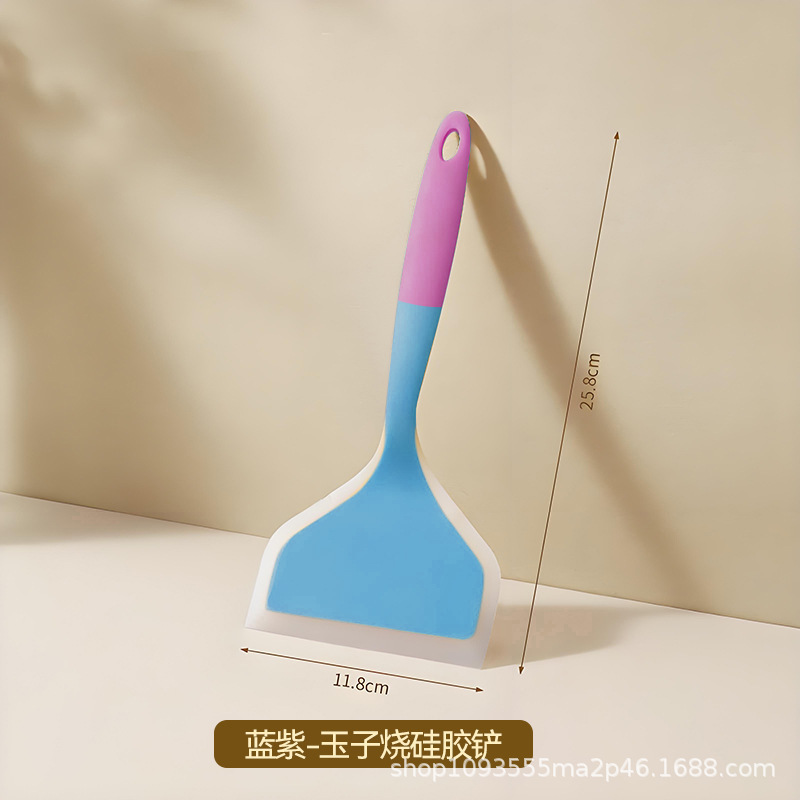 硅胶锅铲耐高温烙饼勺玉子烧家用炒菜不粘锅平铲煎铲食品级刮刀|undefined