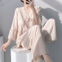 v领夏季外穿女春家居服