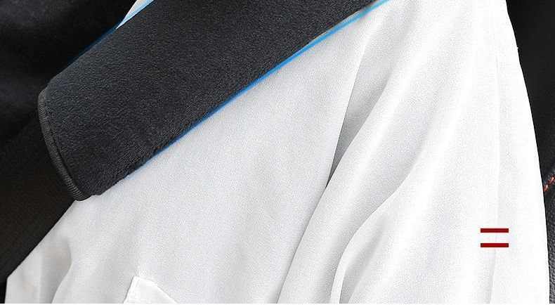 Seatbelt shoulder pad protector for car use, anti-chafing and anti-pressure, soft and comfortable canvas shoulder pad