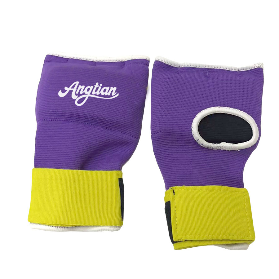 Fábrica Angtian guantes de gel de punto medio dedo guantes de boxeo de entrenamiento de lucha image 6
