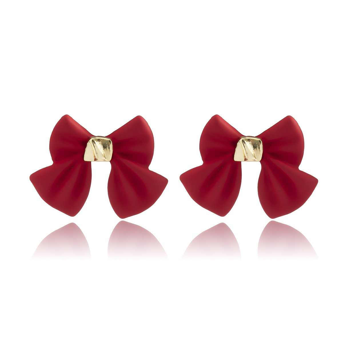 Retro Red Love Earrings display picture 5