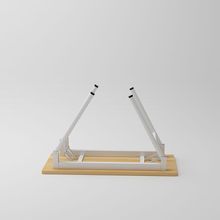 折叠桌架双弹簧架简易桌腿餐桌脚办公桌腿折叠支架家用架子铁架子