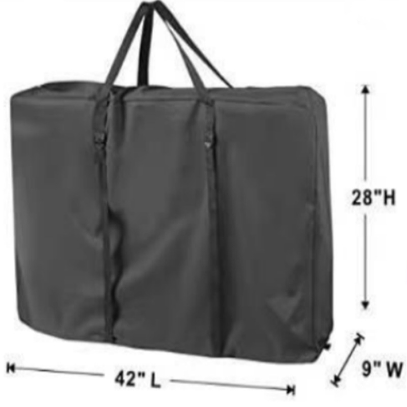 Suministro directo de fábrica plegable silla de ruedas bolsa de almacenamiento silla de ruedas a prueba de polvo cubierta de protección solar al aire libre plegable mesa y silla bolsa de almacenamiento