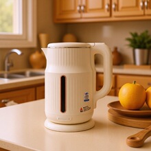 志高多功能家用1.8L电热水壶志高烧水壶不锈钢双层防烫电水壶