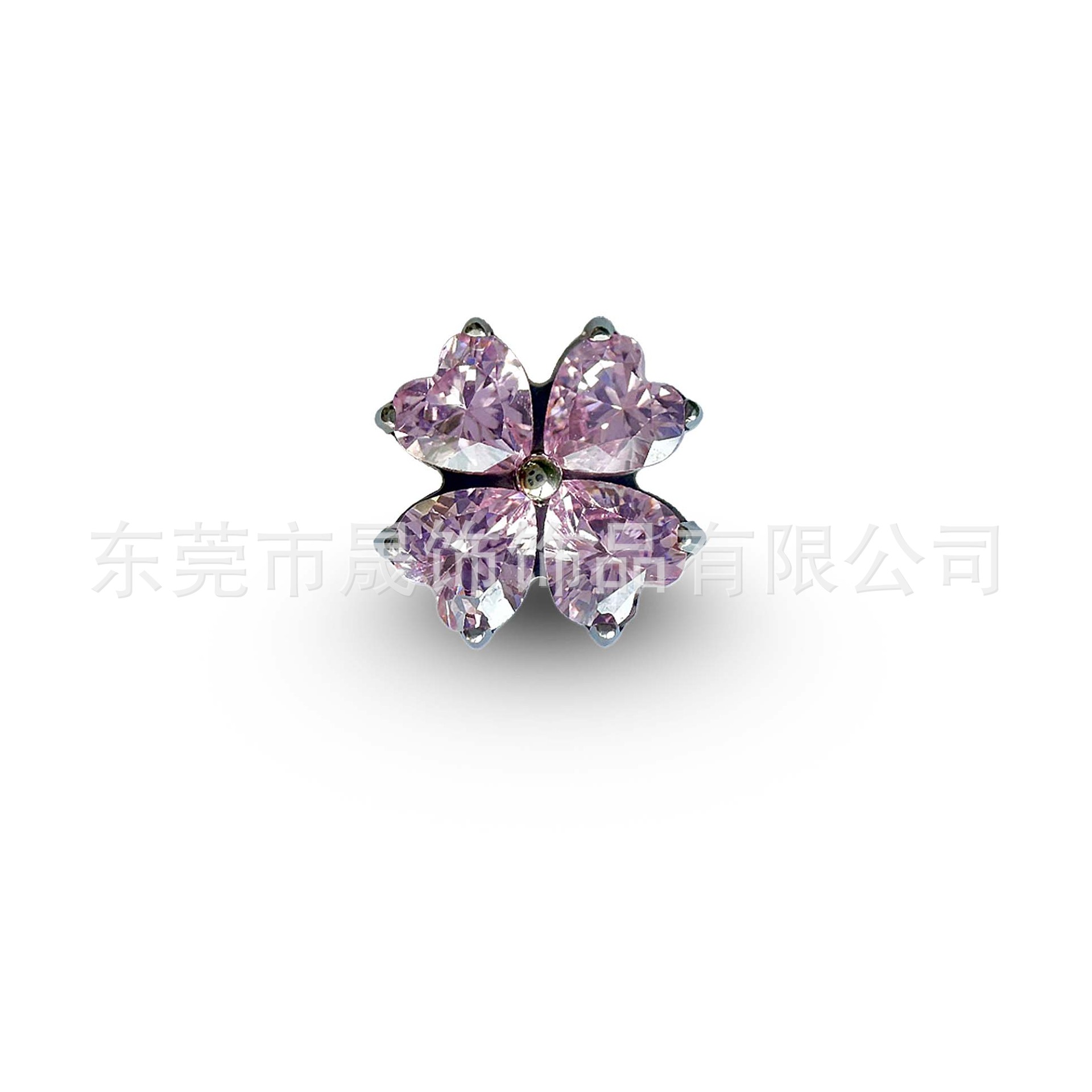 F136 Titanium Heart 四叶草 Cubic Zirconia Ear Stud Helix Cartilage Stud G23 Implant Grade Titanium 内牙 Labret Stud 人体 Piercing Jewelry