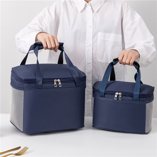 Insulation bag lunch box handbag lunch with rice aluminum foil thickened waterproof lunch box bag lunch for office workers and primary school students
