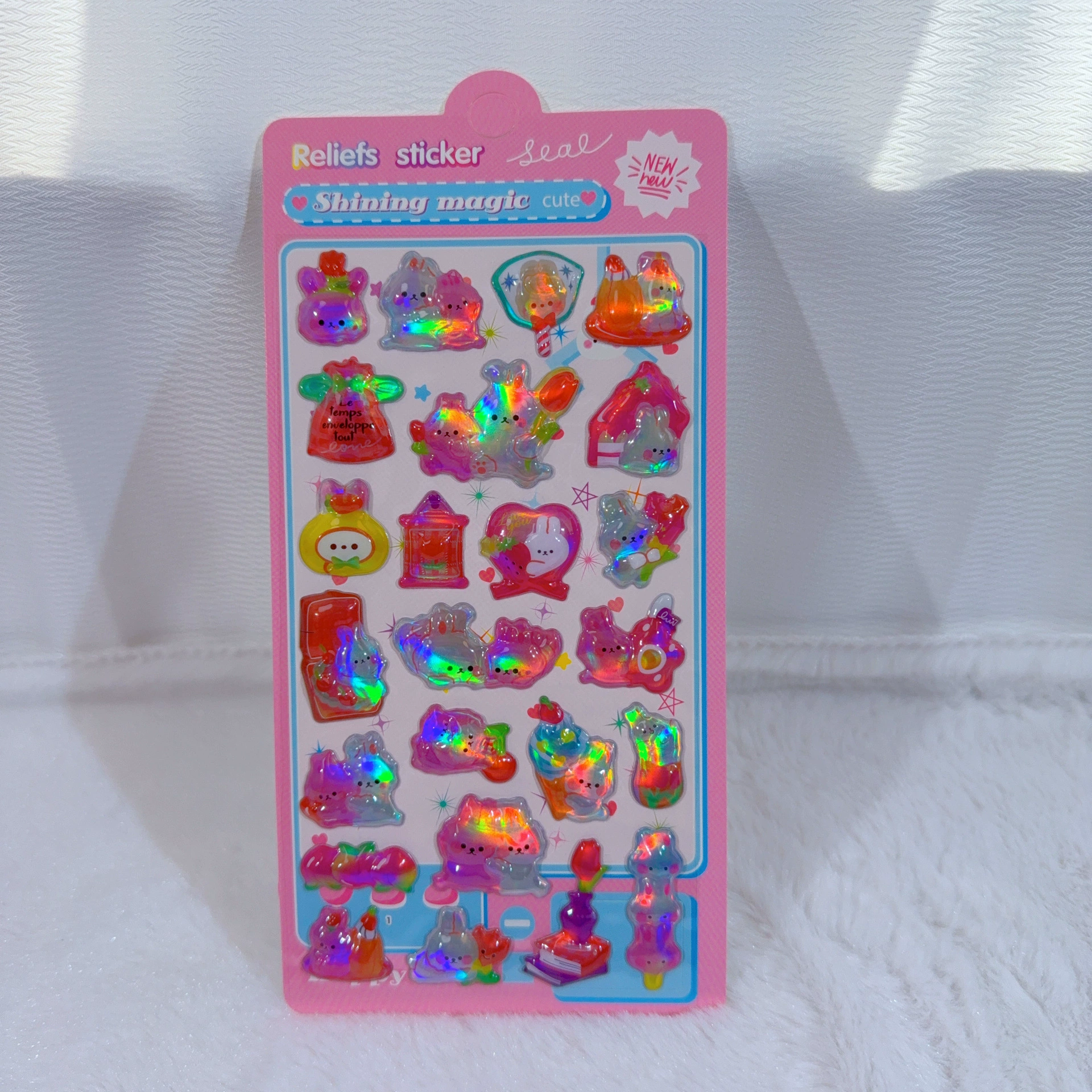 Children's three dimensional sticker, stickers, phone case, 3D