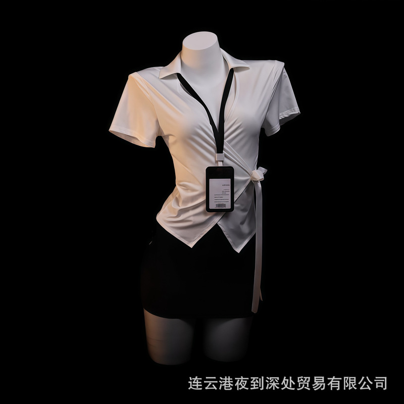 Sexy Lingerie, Professional Secretary Cosplay Outfit, Sexy Flight Attendant Pajamas, Sexy Shirt Uniform, Qqny Temptation Sexy Lingerie, Professional Secretary Cosplay Outfit, Sexy Flight Attendant Pajamas, Sexy Shirt Uniform, Qqny Temptation