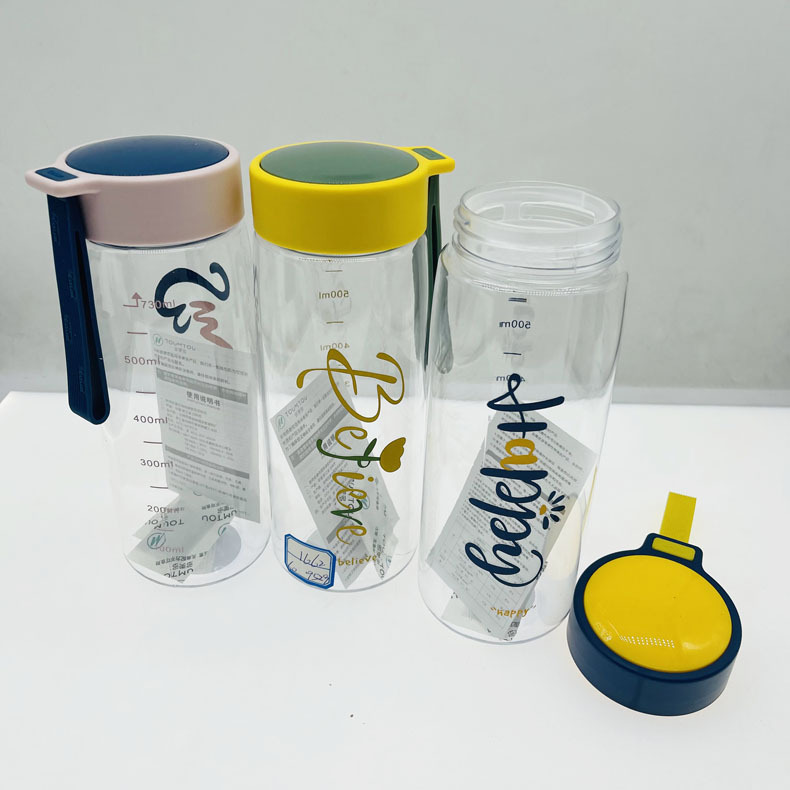 Duomei PC espacio de plástico taza de agua de la taza estudiante femenino de alta apariencia simple niños lindos balanza portátil