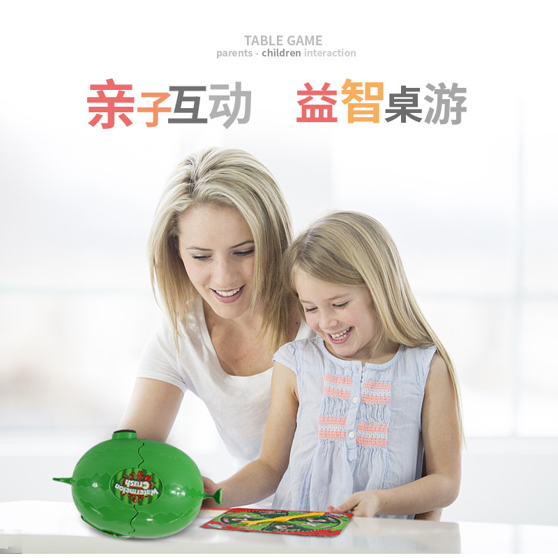 Truco de juguete transfronterizo voladura de agua de sandía juego de juego Fiesta de ocio interacción entre padres e hijos nuevo juego de escritorio exótico