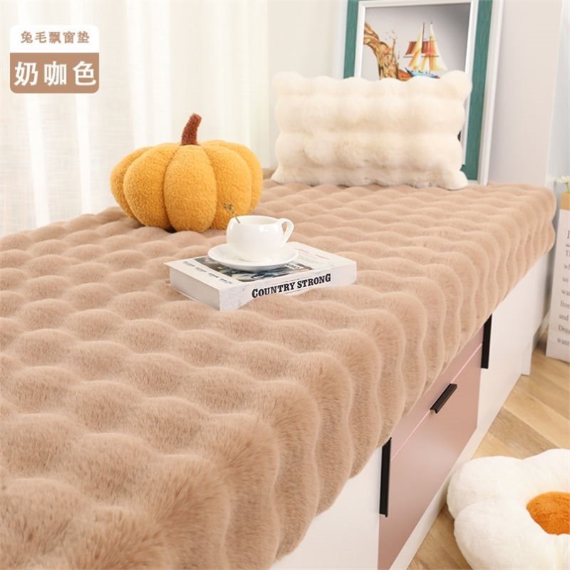 Resistant Rug, Other Car Carpet - light-taupe-puff-velvet-extra-thick-custom-bay-window-contact-customer-service