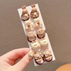 Children's hair rope for early age, small hair accessory, with little bears, no hair damage