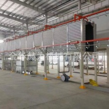 空中悬挂链式喷淋涂装流水线设备 工业自动化吊挂涂装流水线设备