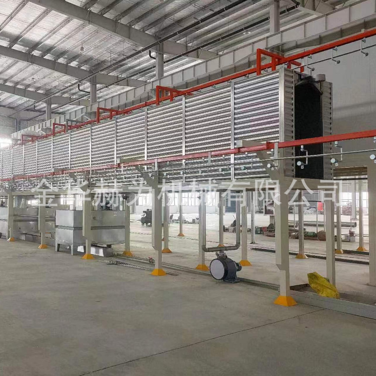 空中悬挂链式喷淋涂装流水线设备 工业自动化吊挂涂装流水线设备