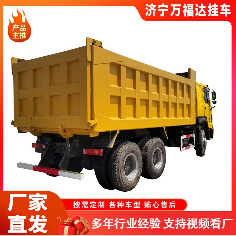 Supply of Post-Eightth Howo Dump Truck Right Cockpit Muck Transport Truck 375 Horsepower Dump Garbage Truck