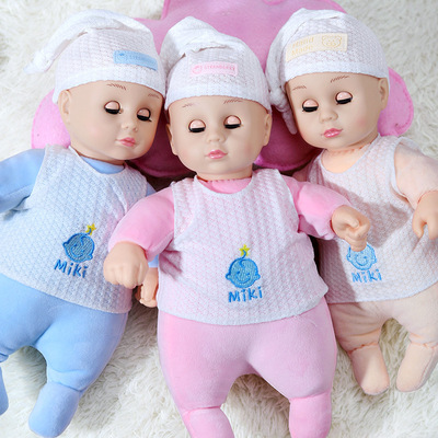 安抚娃娃重生娃娃婴儿仿真娃娃洋娃娃毛绒娃娃跨境货源婴儿软胶