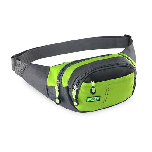 Men's waist bag canvas multi-layer business wallet sports mobile phone bag construction site work casual bag stall bag chest bag
