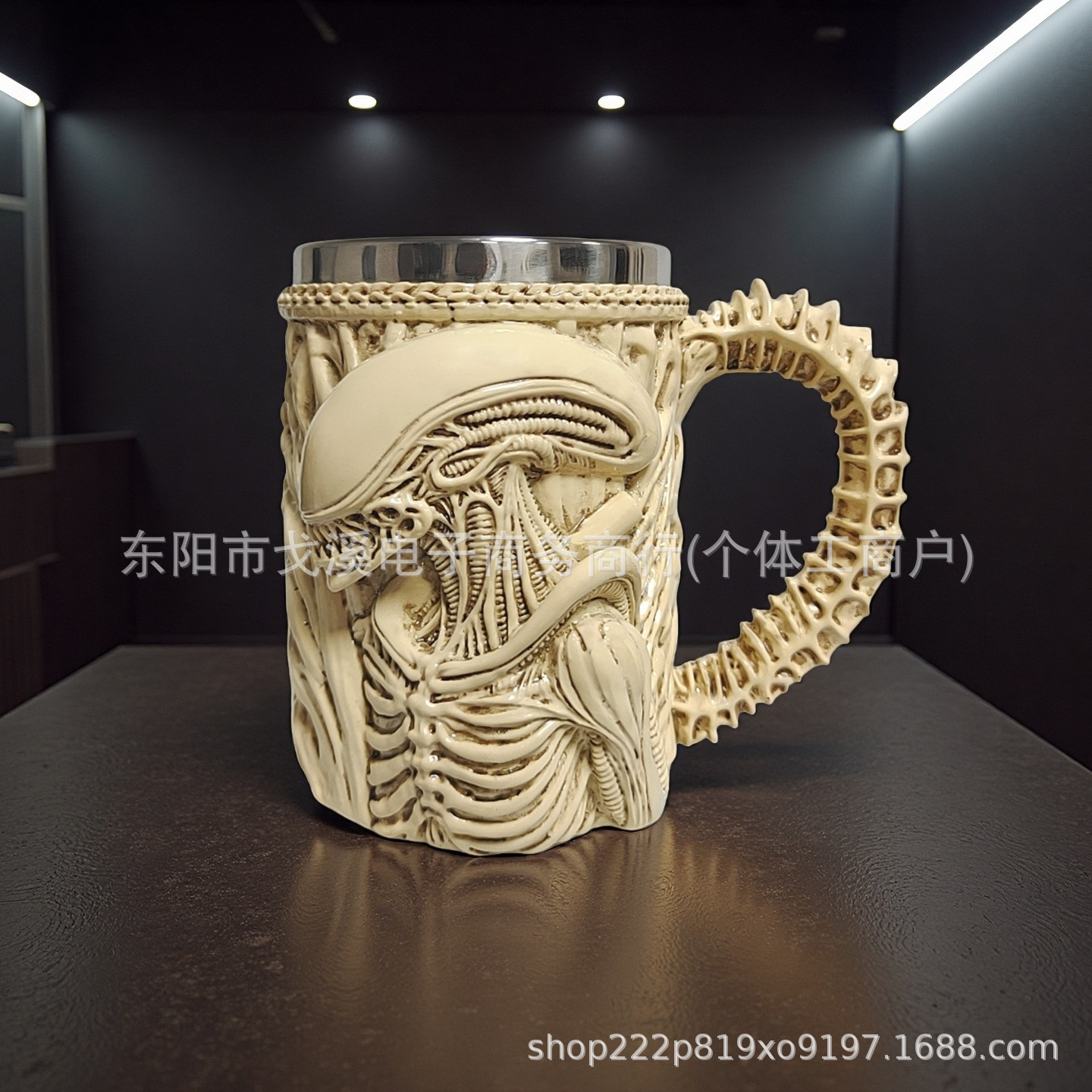 Halloween sensación de alta calidad nueva personalidad europea y americana Maiden sala de estar vino decoración de alta gama 3D taza estereoscópica