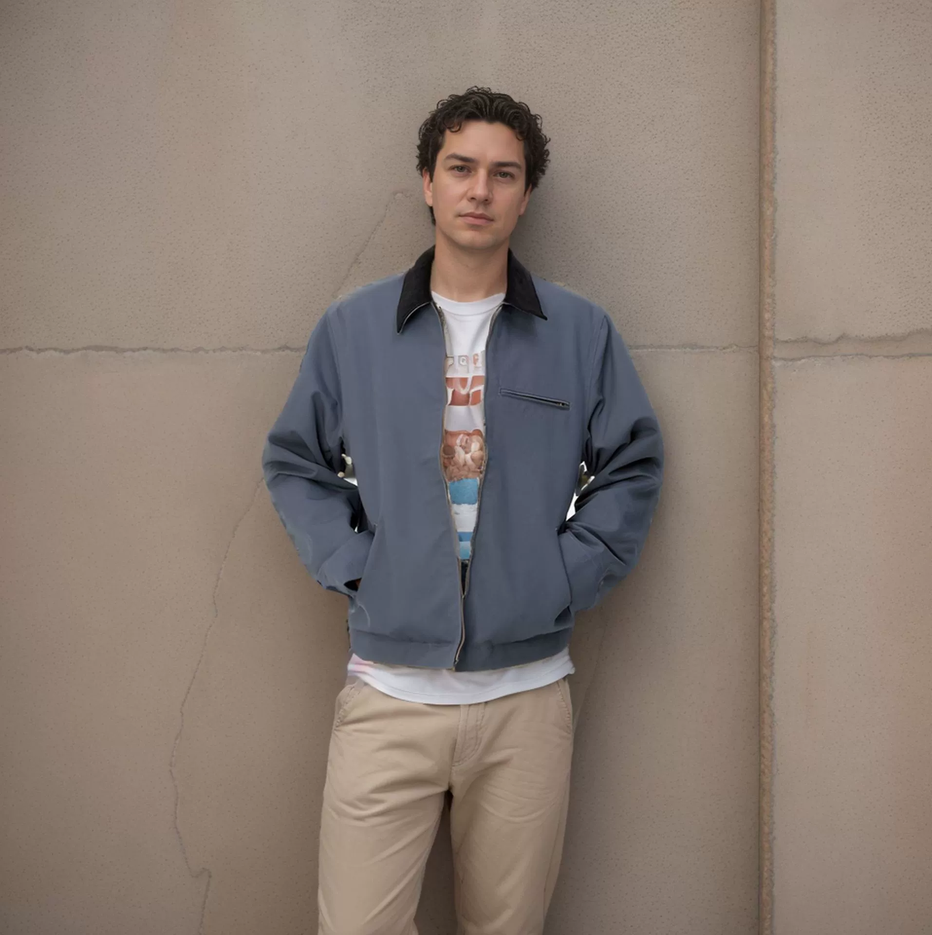 Весенняя и осенняя новая независимая станция амазонка куртка куртка для мужчин с отворотом куртка на молнии куртка куртка