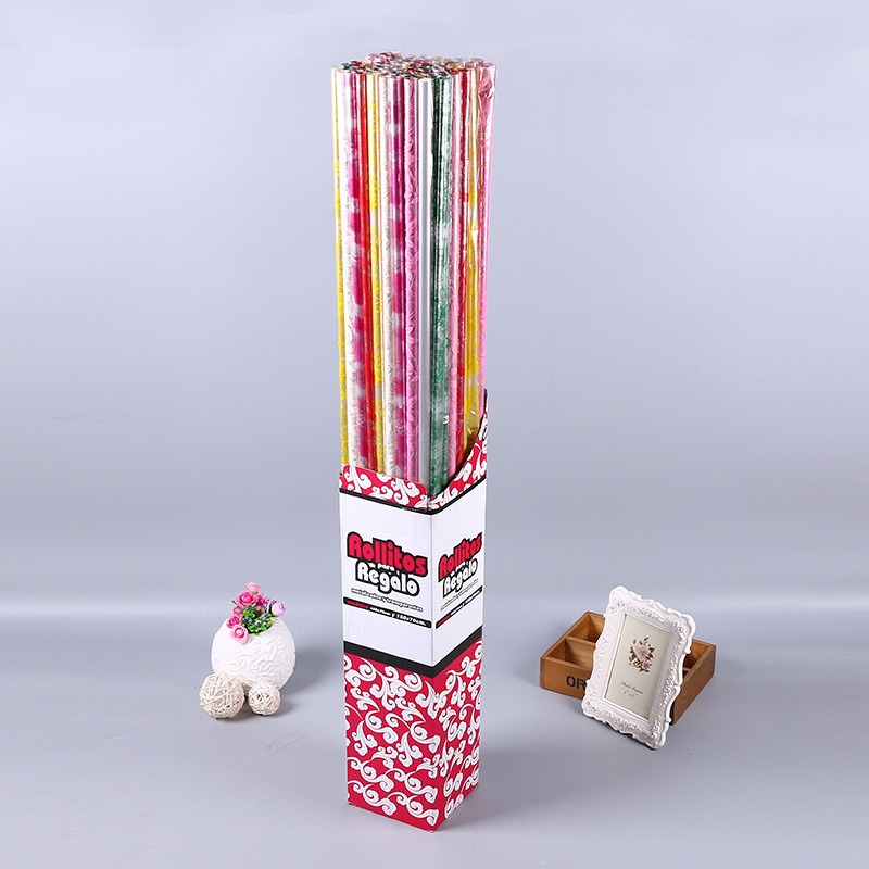 彩色时尚新款哦opp包装纸花束包装纸百搭时尚diy手工包装材料批发