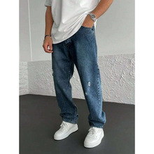 I 65284 Ripped Elastic Slim Jeans �ƶ�����С��ţ�п�羳