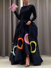 H 33064 Cut-out printed maxi dress �ο�ӡ��������ȹ����ͨ��