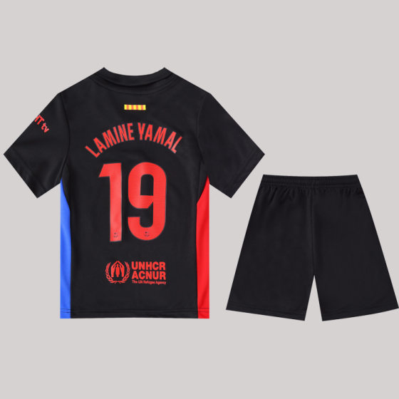 2425 Barcelona Home Yamal Football Suit No. 19 Larawan No. 9 No. 8 Pedre Jersey suit Children