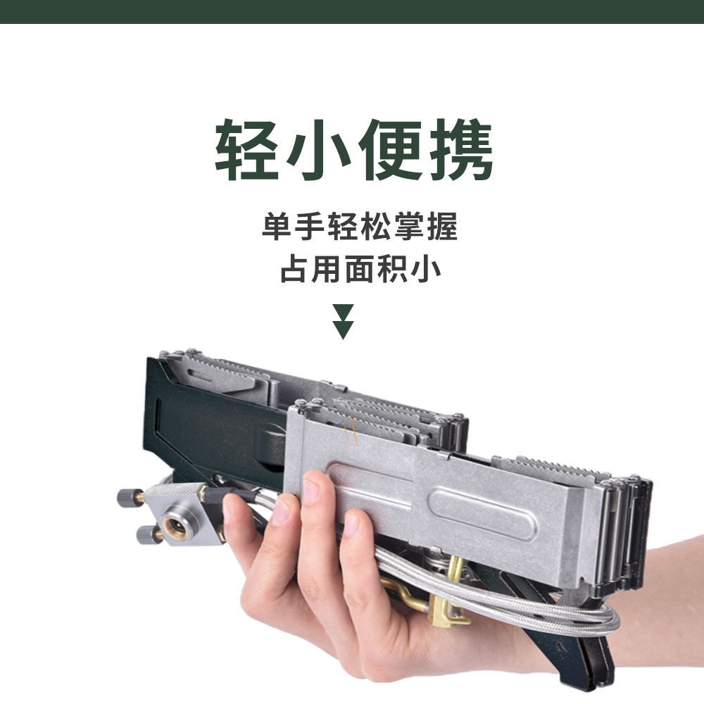 Hermano BRS-32 al aire libre estufa de doble cabeza plegable a prueba de viento fácil almacenamiento camping de alta altitud estufa de gas butano