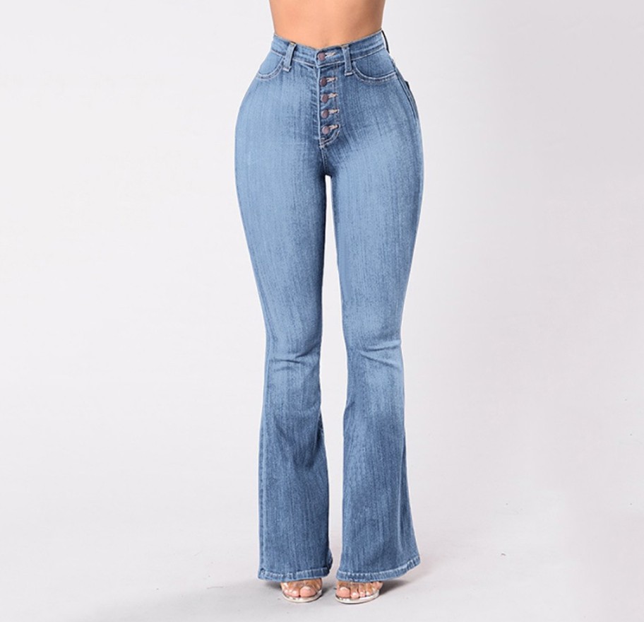 Du Quotidien Rue Style Classique Commuer Couleur Unie Toute La Longueur Jeans display picture 6