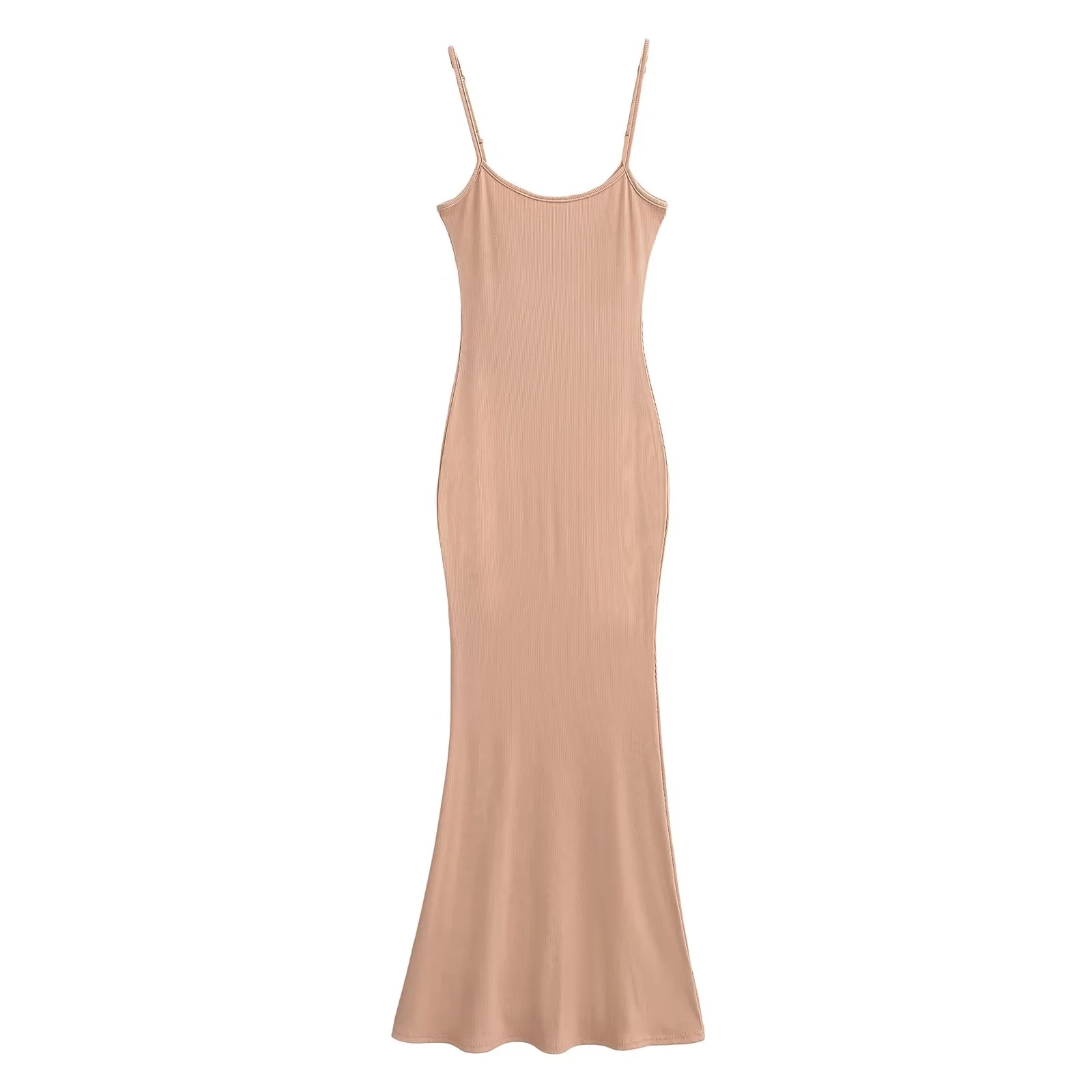 Women's Strap Dress Sexy Strap Backless Sleeveless Solid Color Maxi Long Dress Daily display picture 1