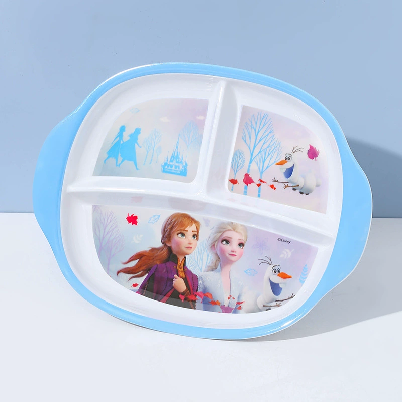 Посуда Disney для кормления, детская небьющаяся суповая миска для еды, для домашнего использования «Холодное сердце»