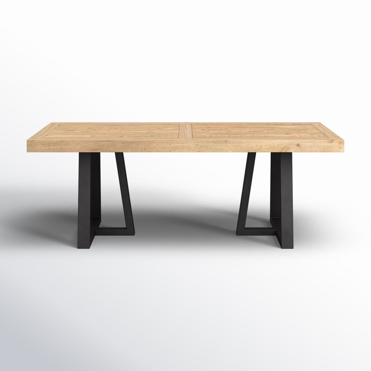 Mesa de comedor de MDF de exportación de lujo ligero y alta sensación de mesa de comedor de madera sólida mesa de comedor de madera