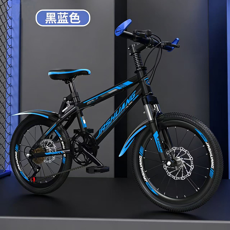 Bicicleta de montaña adolescente niño niña bicicleta amortiguador de freno de goma de cambio de velocidad ligera montar freno sensible image 31