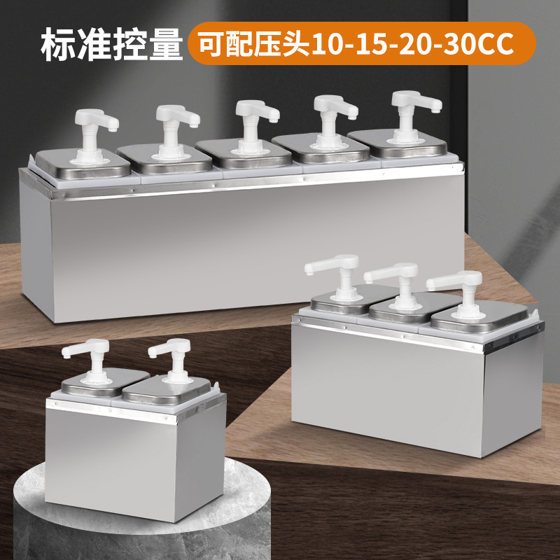 Syrup Squeeze Bottle Sauce Pump Sugar Pressure Bottle Fructose Press Bottle Syrup Sub-Bottle Pump Head Press Head