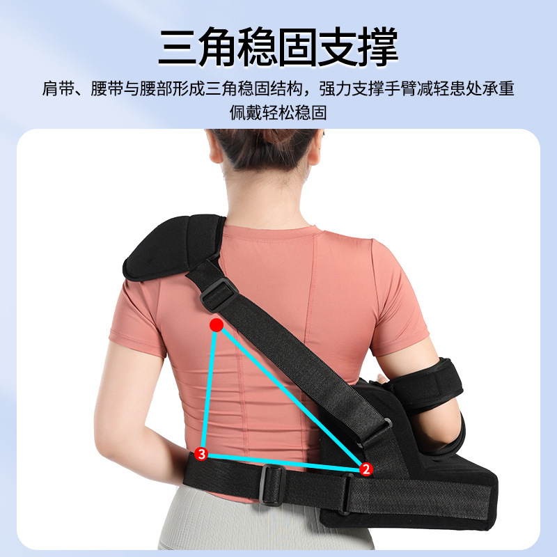 肩外反枕固定装具、腱板損傷、腕肩脱臼術後医療用リスト矯正外反バッグ|undefined