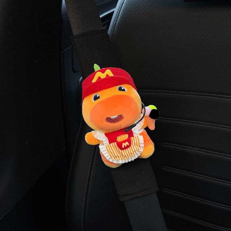 New Lulu Car Seatbelt Shoulder Pad Protector Car Interior Accessory Seatbelt Decoration 2026 Anti-Collision Cover for Women