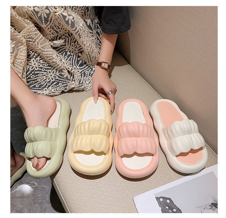 Women Slippers Flip-Flops Pool Rubber Leather Quick Drying Sandals_voghion.com