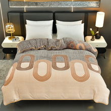 加厚牛奶绒被套被套被罩加厚水晶绒宝宝双面绒法兰绒铺盖两用毯子