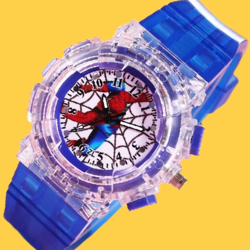 Children's Cartoon Luminous Sports Electronic Watch for Boys, Pointer Style, Fashionable Led Colorful Flashing Quartz Watch Wholesale Children's Cartoon Luminous Sports Electronic Watch for Boys, Pointer Style, Fashionable Led Colorful Flashing Quartz Watch Wholesale