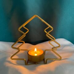 歐美經典聖誕鐵藝迷你小燭台溫馨燭光晚餐擺飾舞廳婚禮道具批發品