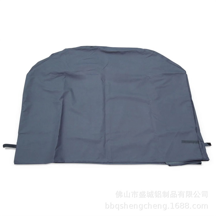 Funda impermeable para parrilla de barbacoa, tela Oxford negra, protector contra la lluvia y el sol para parrilla de barbacoa