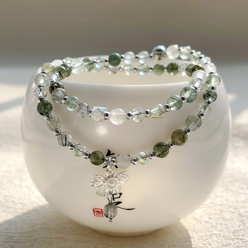 Natural Healing Crystal Beaded Bracelet For Mind And Spirit_voghion.com
