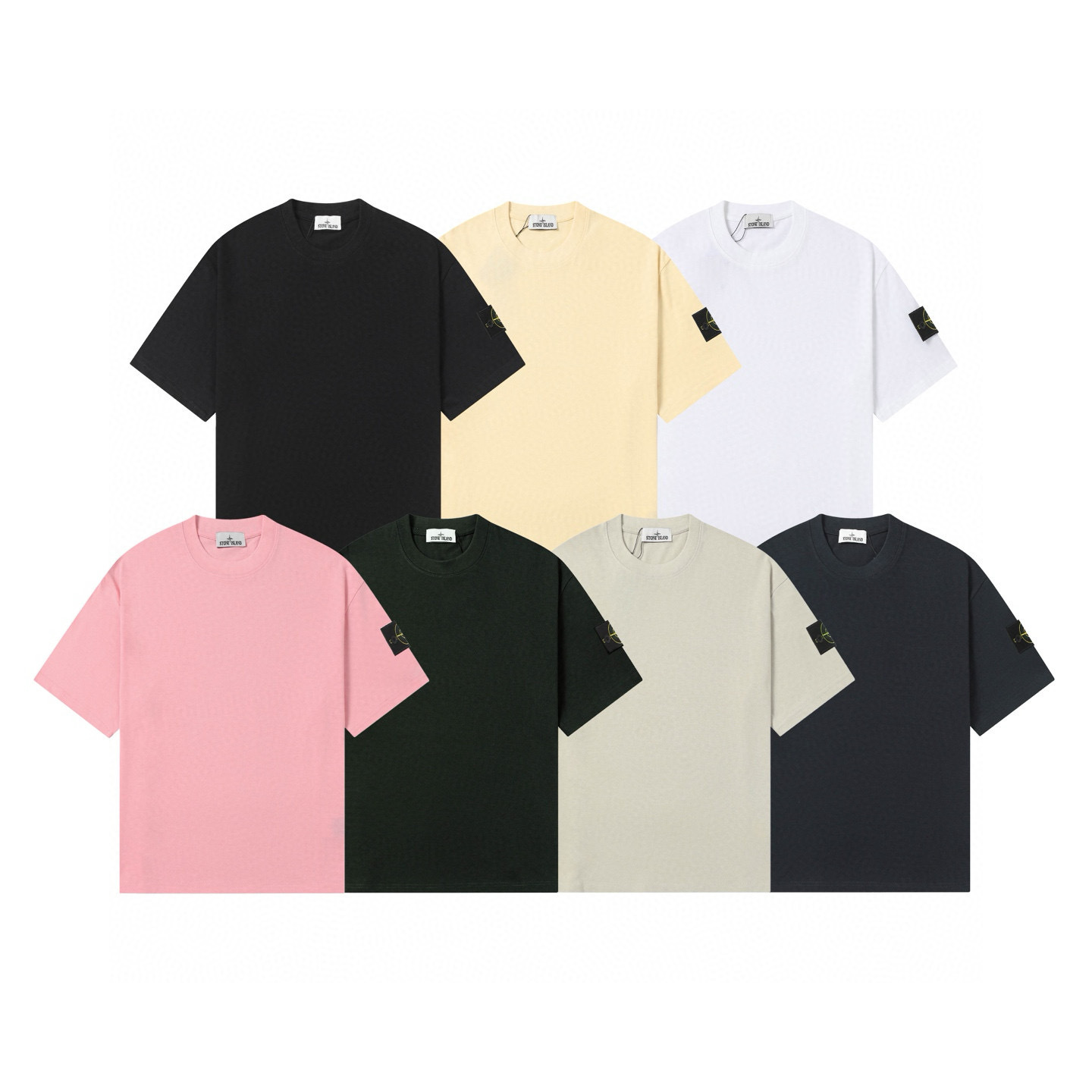 Unisex Basic Logolu Pambıq Qısaqol Futbolka