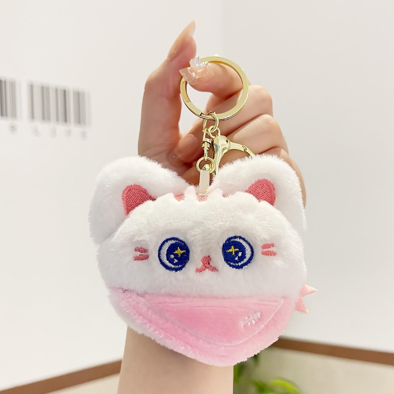 Cuatro pulgadas muñeca máquina colgante felpa llavero lindo muñeca mochila adornos grab máquina muñeca regalo al por mayor