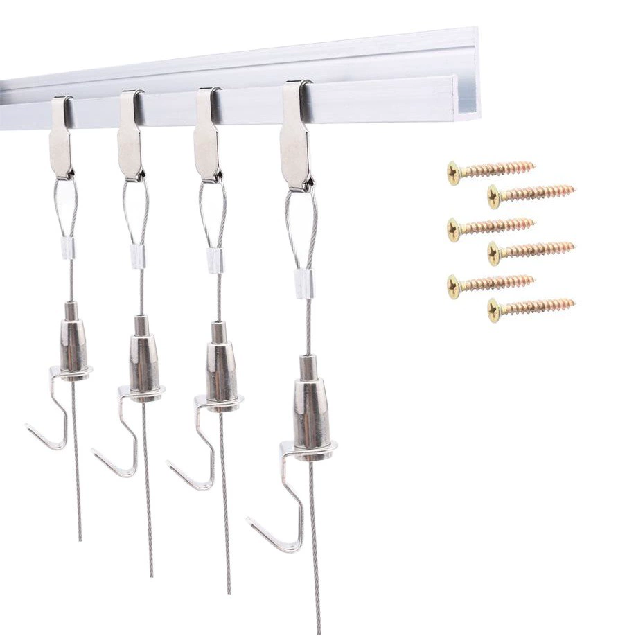 Заводское подвесное устройство для рисования трос из нержавеющей стали подвесной крюк для рисования художественная галерея подвесная живопись дорожка веревочная линия