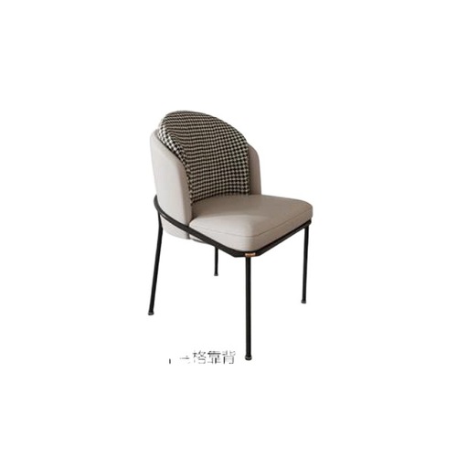 jgz意式轻奢家用餐椅咖啡厅奶茶店设计师椅网红椅北欧休闲靠背椅