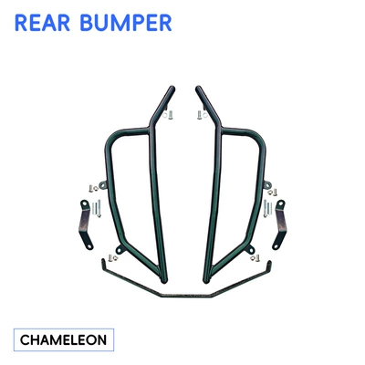 and rear exhaust pipe bumpers, Motorcycle bumper - chameleonenhanced-rear-bumper